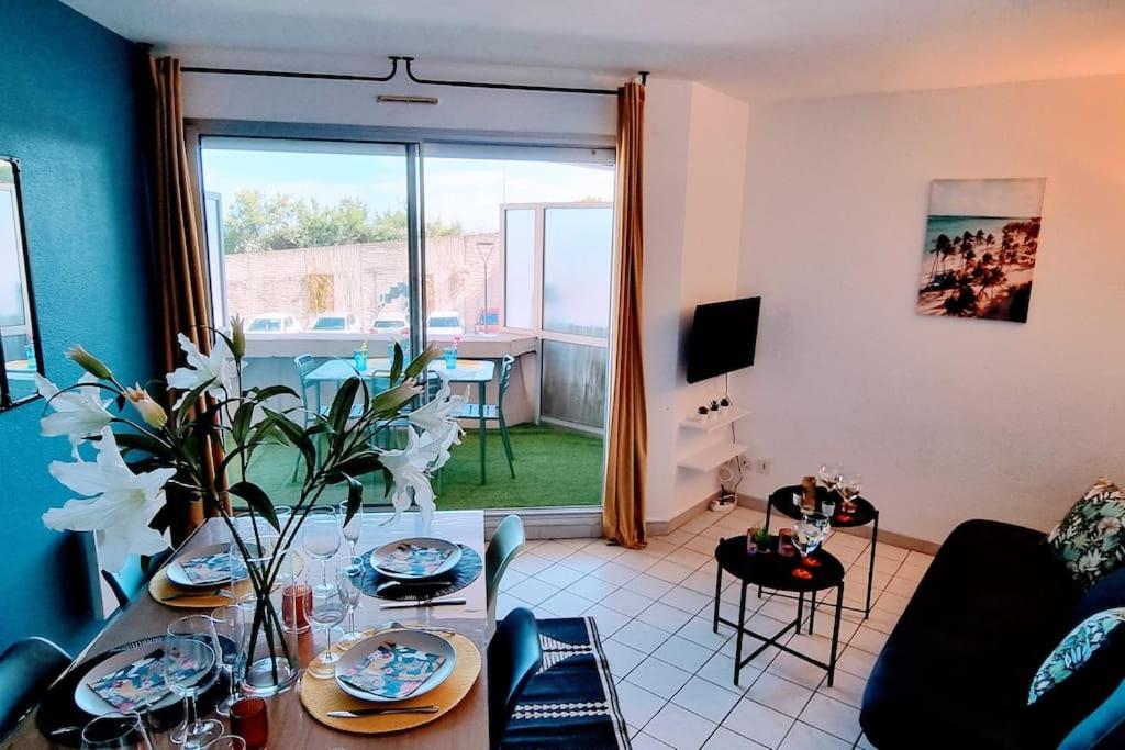 Le Marty 7 Vue Mer Centre Terrasse Garage Piscine Climatisation Σετ Εξωτερικό φωτογραφία