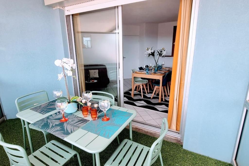 Le Marty 7 Vue Mer Centre Terrasse Garage Piscine Climatisation Σετ Εξωτερικό φωτογραφία