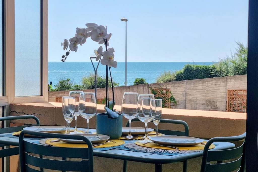 Le Marty 7 Vue Mer Centre Terrasse Garage Piscine Climatisation Σετ Εξωτερικό φωτογραφία